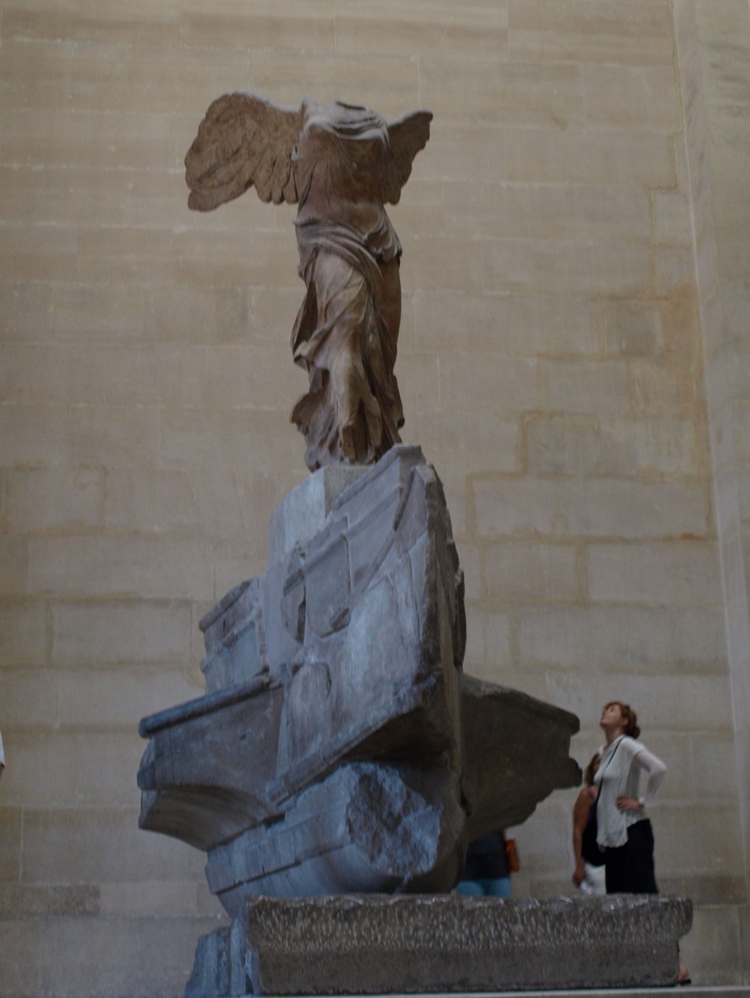 Gazing Up at the Winged Victory of Samothrace